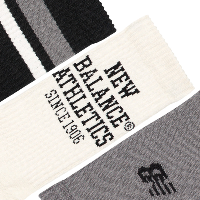 Active Graphic Crew Socks 3 Pack