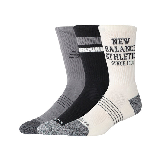 Active Graphic Crew Socks 3 Pack