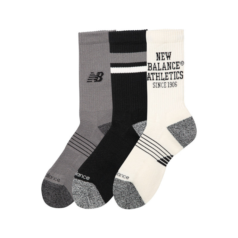 Active Graphic Crew Socks 3 Pack