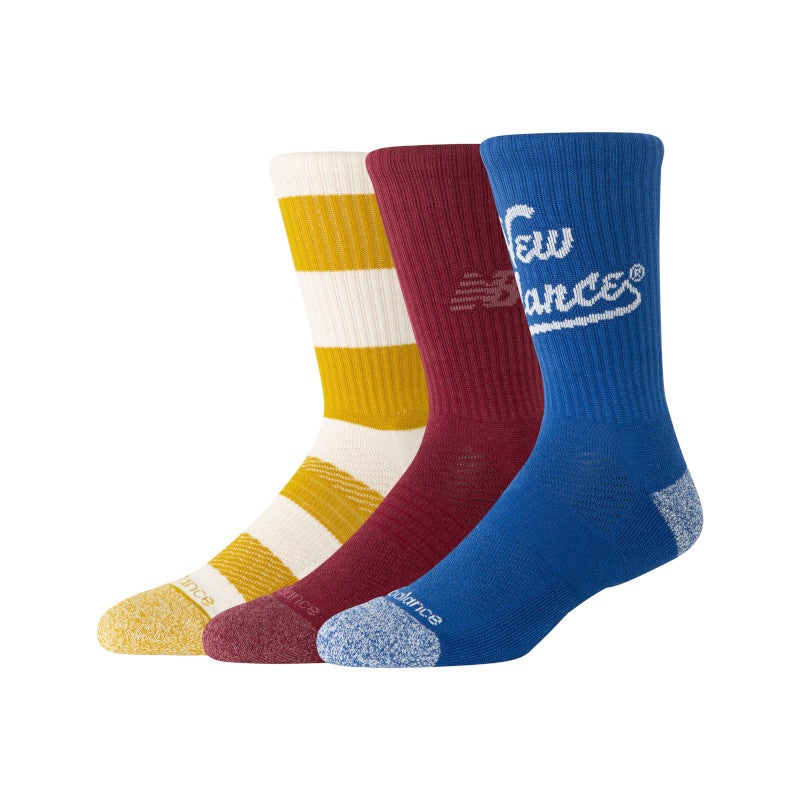 Active Graphic Crew Socks 3 Pack