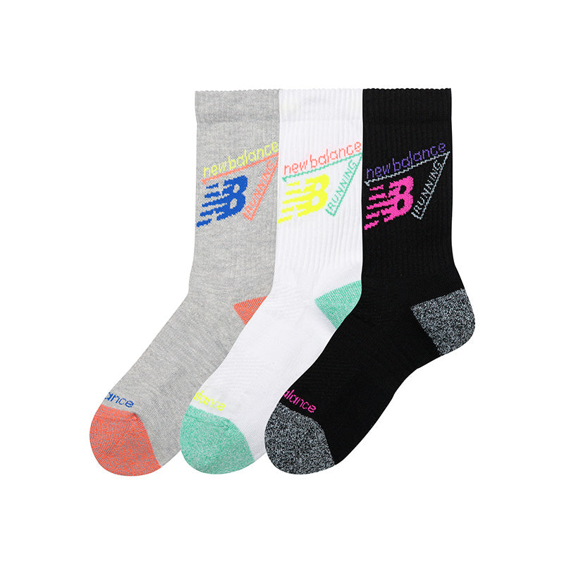 Active Graphic Crew Socks 3 Pack
