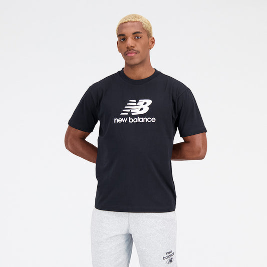 Essentials Stacked Logo Cotton Jersey Short Sleeve T-shirt